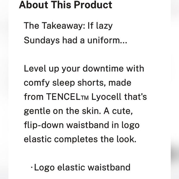 PINK by Victoria's Secret Silky Sleep Boxy Pajama Shorts NEW MEDIUM MSRP $29.95 - Picture 4 of 11